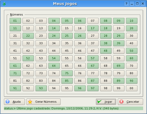 LotoNyckX - Meus Jogos